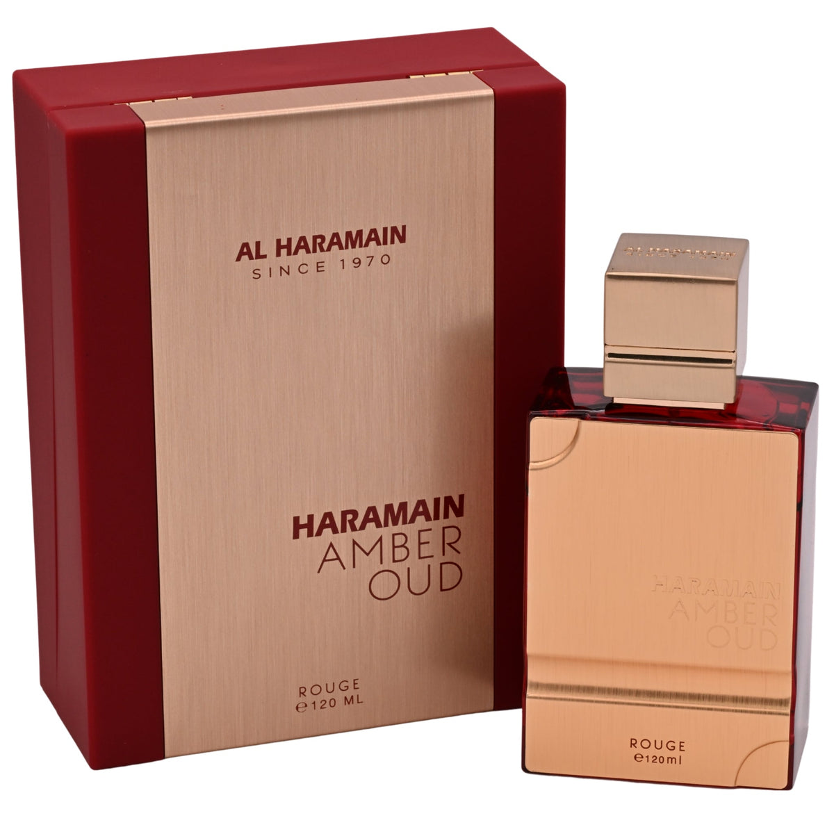 Amber Oud Rouge by Al Haramain for unisex EDP 4.0 oz New in Box